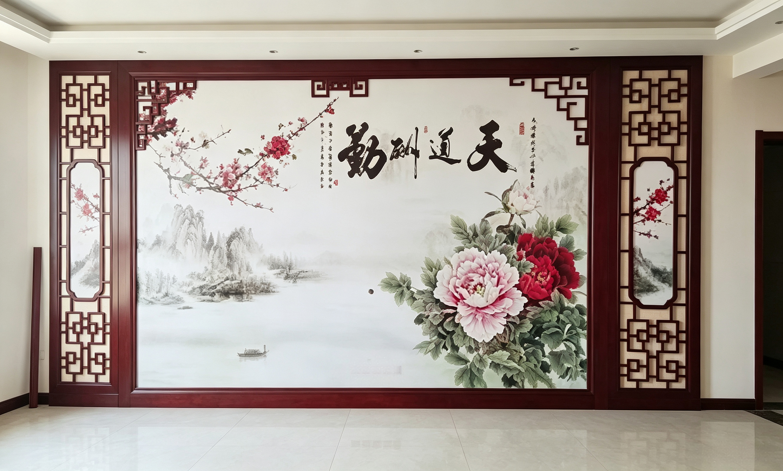客厅电视背景墙-24